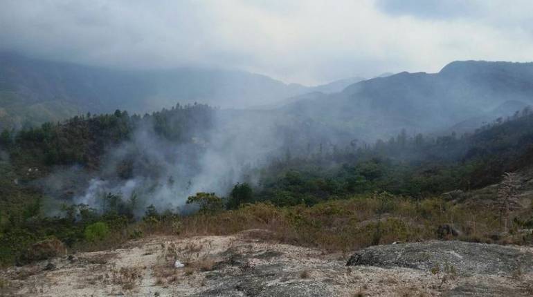 Cinco días completa incendio forestal en zona rural de Jamundí