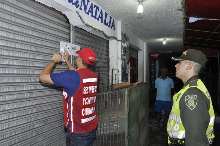 Cierran establecimientos en Cartagena por ausencia de medidas de seguridad