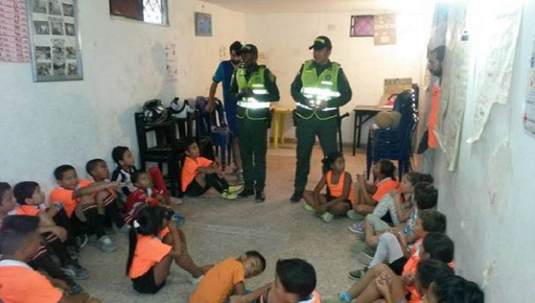 Campaña de la Policía de Santa Marta