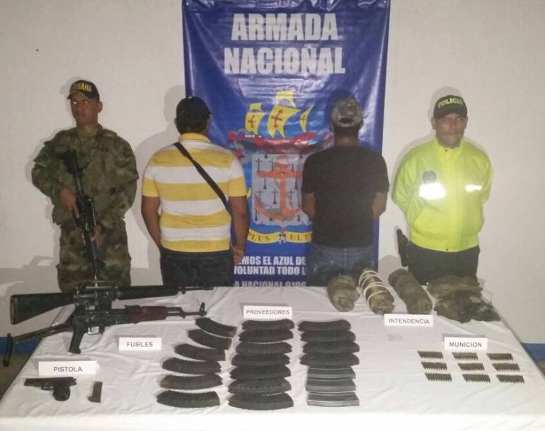 Dos integrantes de bandas criminales en Bolívar se reincorporan a la vida civil