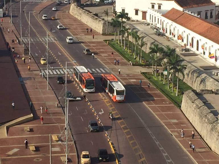 En la agenda presidencial jamás estuvo inaugurar el Transcaribe de Cartagena
