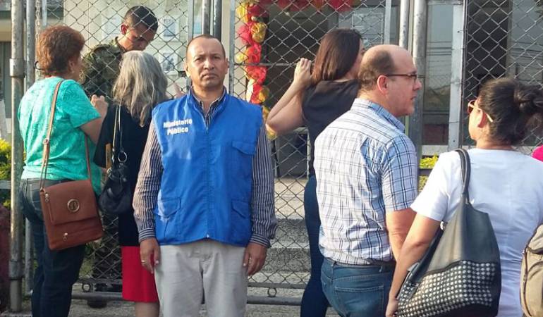 El personero habló personalmente con el comandante del Distrito MIlitar y no lo dejó entrar a verificar el proceso.