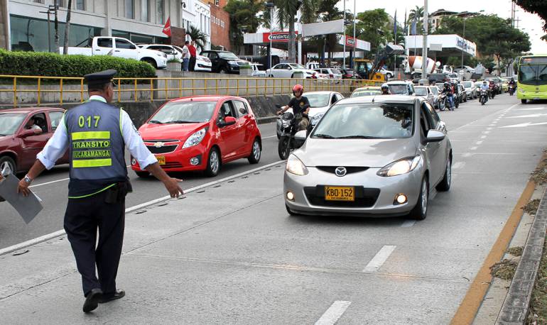 El año terminará sin pico y placa en Bucaramanga