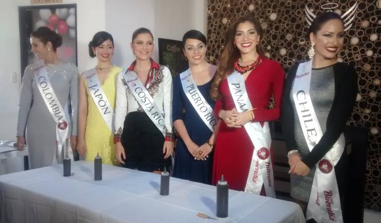 Las candidatas al Reinado del Café pusieron a prueba sus conocimientos sobre la bebida típica del país