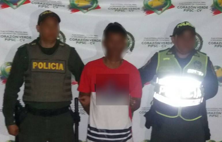Policía de Cartagena capturó a presunto pandillero en La Candelaria