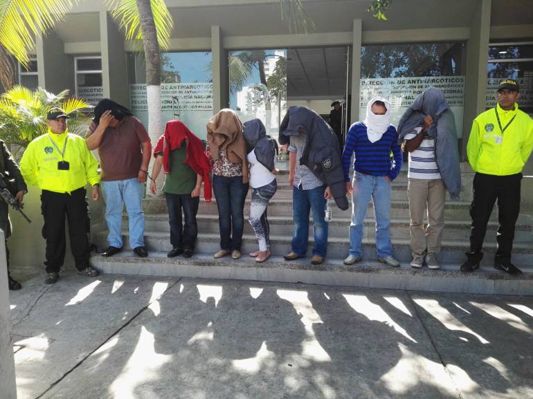 Policía desarticuló organización dedicada al narcotráfico, 18 capturados