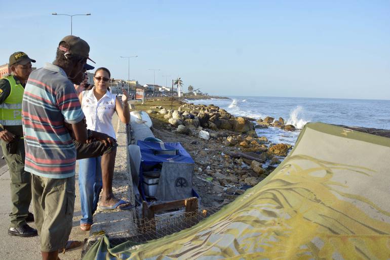 Realizan operativos para la recuperación del espacio público en Cartagena