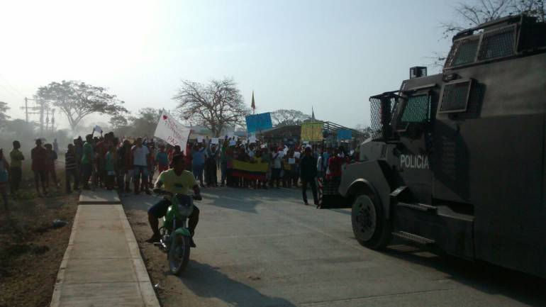 Comunidad de Santa Rosa de Lima en Bolívar denunció presuntas irregularidades en desalojo
