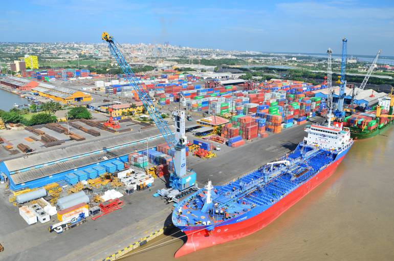 Resultado de imagen para puertos de Colombia