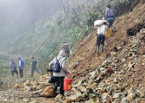 77 personas continúan atrapadas en la vía que comunica a Boyacá con Arauca