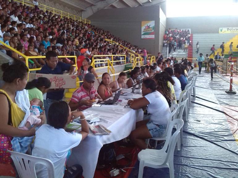 En marcha, verificación escolar de más familias en acción en Cartagena
