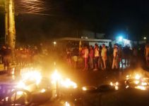 Habitantes de Ciudadela 2000 quemaron llantas en protesta contra Electricaribe