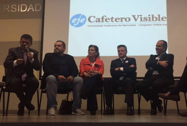 eJE cAFETERO vISIBLE; cALDAS; cONGRESISTAS: Congresistas caldenses dispuestos a colaborar con el Eje Cafetero Visible