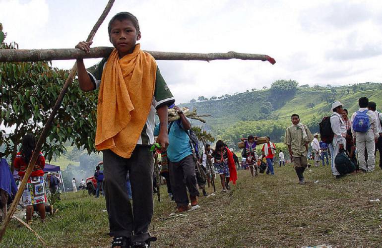 paro campesino Comunidades indígenas del Cauca comenzaron