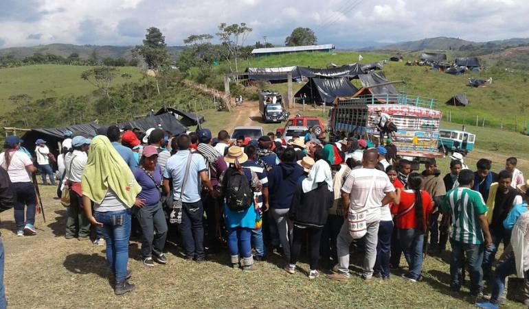 Comunidades indígenas finalizaron protestas en Huila