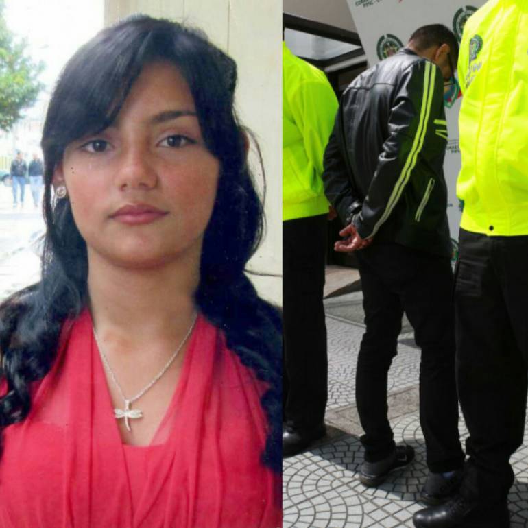 Luis Fernanda Garcés Pérez y quien sería su homicida alias Peluco.