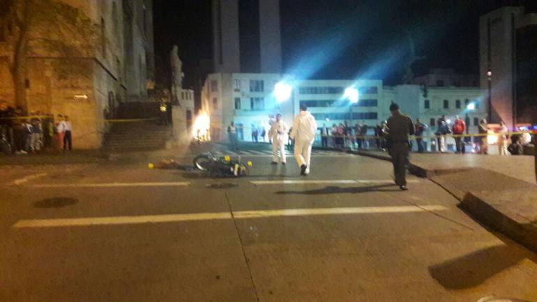 Peatón murió atropellado por una moto
