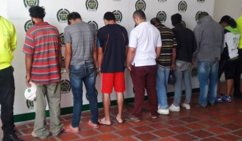 Autoridades capturan 11 personas en Ocaña por venta de estupefacientes