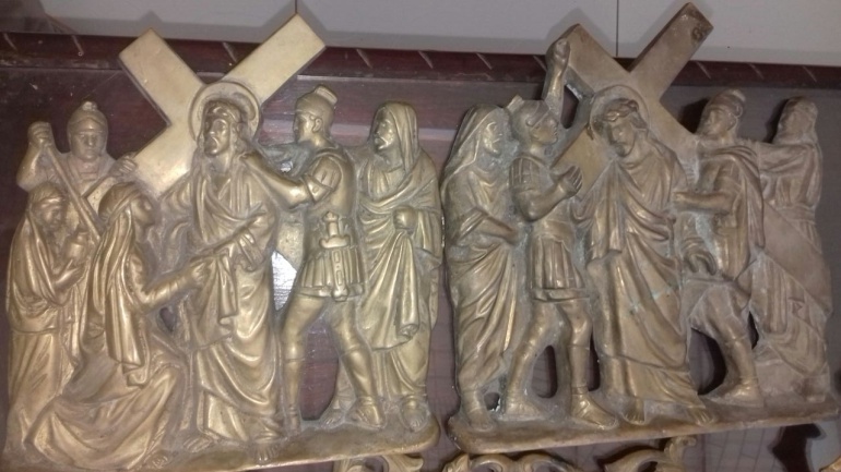 Robo en Iglesia Sincelejo: Devuelven imágenes de las estaciones del viacrucis que habían robado de la catedral de Sincelejo