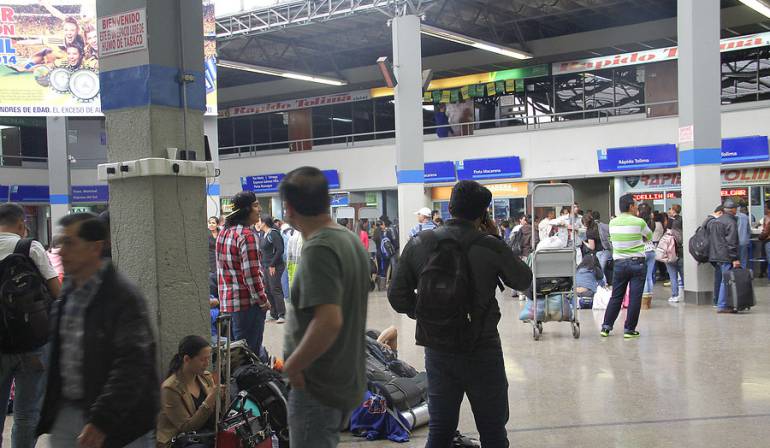Terminal de Transporte Bogotá: Más de 100.000 personas saldrán de Bogotá desde las Terminales de Transporte