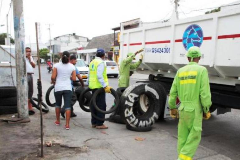 Promoambiental Caribe recogió 700 llantas en la Quinta Llantatón