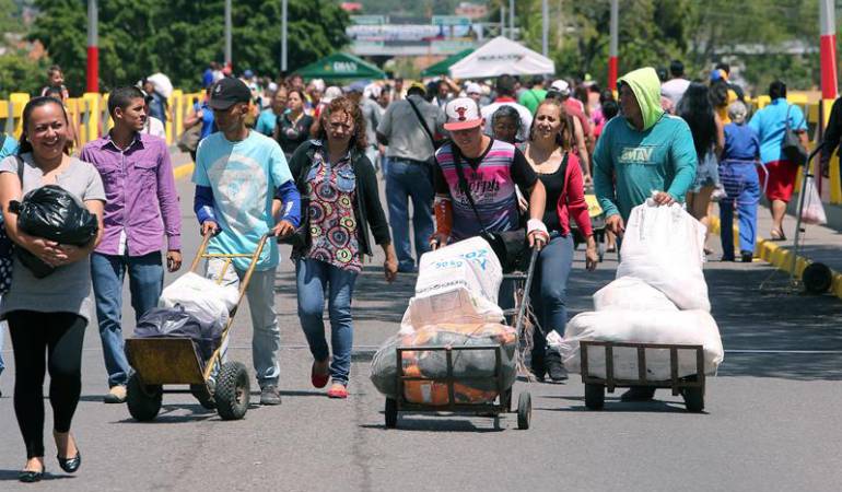 En el Táchira en Venezuela el comercio no se mueve