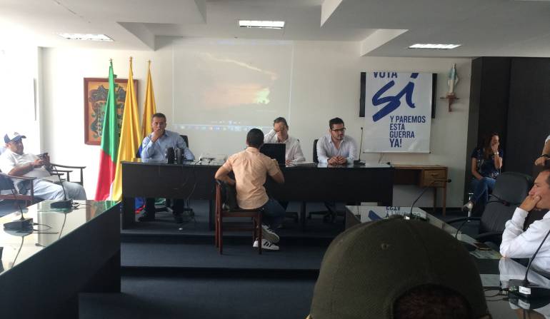 En el departamento de Caldas se desarrollaron las caravanas por la Paz: Zona Centro de Sur de Caldas le dijo Si a la Paz
