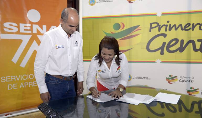 Alcaldía de Cartagena y Sena firman convenio para la formación de jóvenes en cultura y las artes