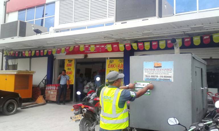 Suspenden actividad sonora de una supertienda y un gimnasio en Cartagena: Suspenden actividad sonora de una supertienda y un gimnasio en Cartagena