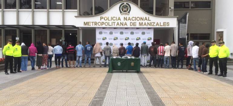 Venta de alucinógenos Detenidos 31 integrantes de banda que utilizaba