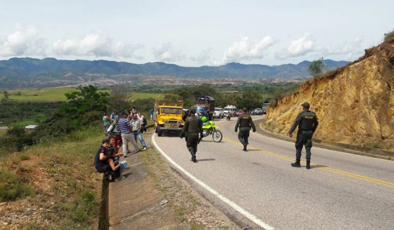 Desactivan explosivos en la vía Cúcuta-Ocaña