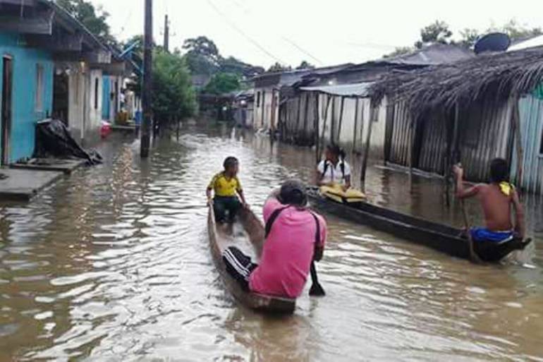 Desbordamiento del río Cauca en Bolívar provoca inundaciones en San Jacinto del Cauca - Caracol Radio