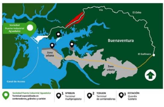 Entró en operación Aguadulce, el nuevo terminal marítimo de Buenaventura Entró en operación Aguadulce, el nuevo terminal marítimo de Buenaventura