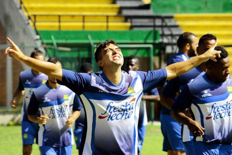 ATLÉTICO BUCARAMANGA DARIO RODRIGUEZ FUTBOL LIGA ÁGUILA GOLEADOR: Goleador del Atlético Bucaramanga se perderá la semifinal ante el Tolima