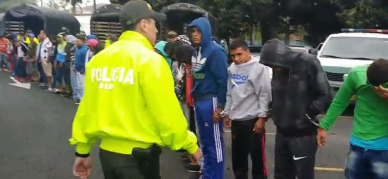 51 presuntos integrantes de la organización de alias ‘Waltercito’ capturados en Tuluá, Valle