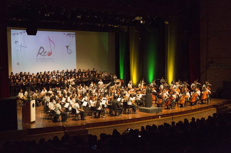 La Red de Escuelas de Música de Medellín tiene 20 mil hijos