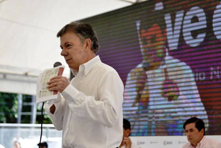 Presidente Juan Manuel Santos defendió nuevamente la reforma tributaria: Presidente Juan Manuel Santos defendió nuevamente la reforma tributaria