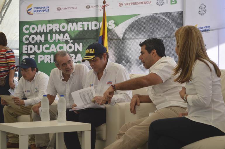 Visita del vicepresidente al departamento del Atlántico.