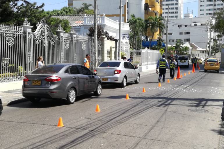 DATT realizó control vehicular en zonas escolar del barrio Manga: DATT realizó control vehicular en zonas escolar del barrio Manga