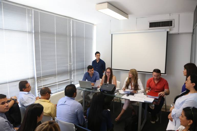 Audiencia de adjudicación de Vías en Barranquilla.