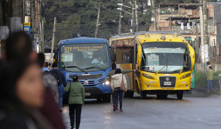 En la fase final del (SITP)Sistema Integrado de Transporte Público los buses tradicionales se integran al sistema.