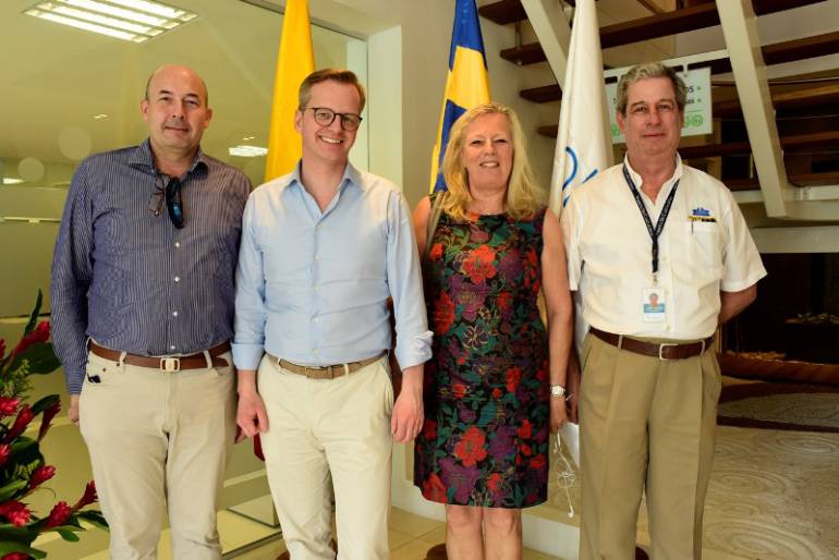 Contecar recibió visita de Ministro de Empresa e Innovación de Suecia: Contecar recibió visita de Ministro de Empresa e Innovación de Suecia
