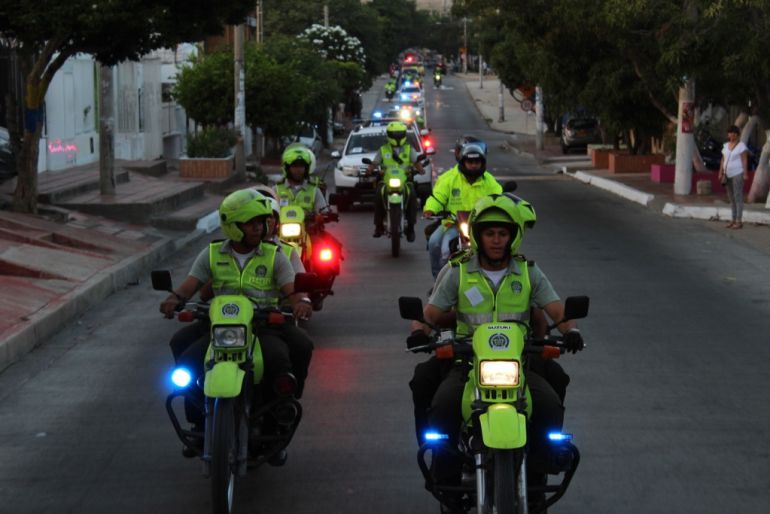 La Policía ejerce controles en las vías.