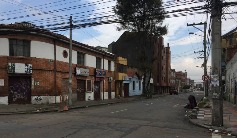 Sector donde se intentó realizar un atentado en Bogotá