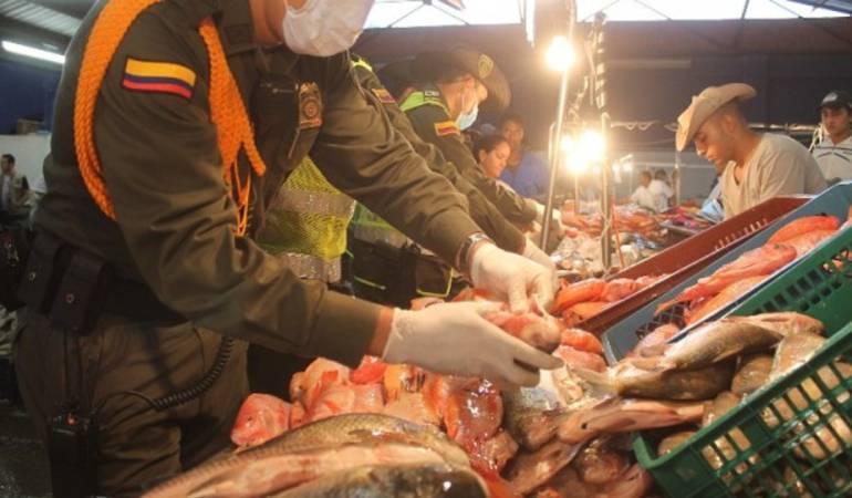 Controles a la venta de pescado.