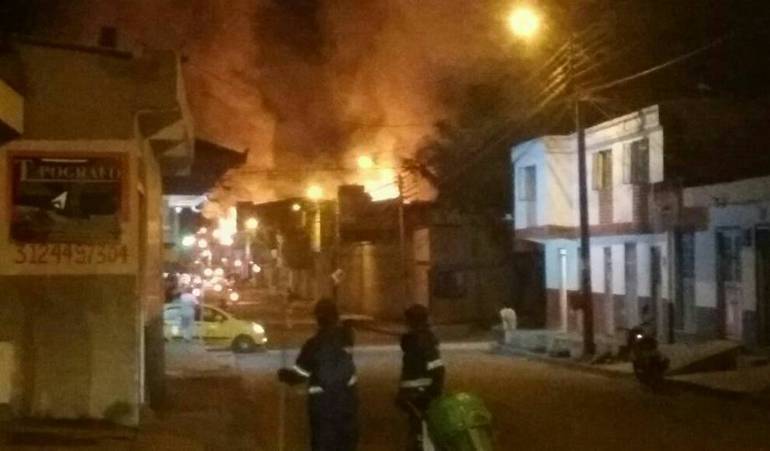Incendio en Pitalito