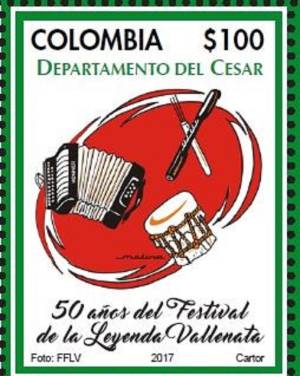 Festival de la leyenda Vallenata: Gobierno Nacional hace homenaje postal a los 50 años del Festival de la Leyenda Vallenata Festival de la leyenda Vallenata: Gobierno Nacional hace homenaje postal a los 50 años del Festival de la Leyenda Vallenata