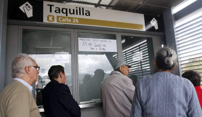 Taquilla Transmilenio