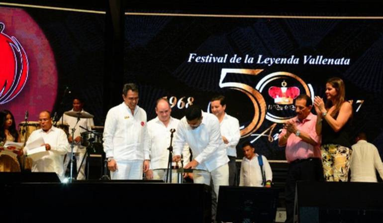 Inauguración del 50 Festival de la Leyenda Vallenata