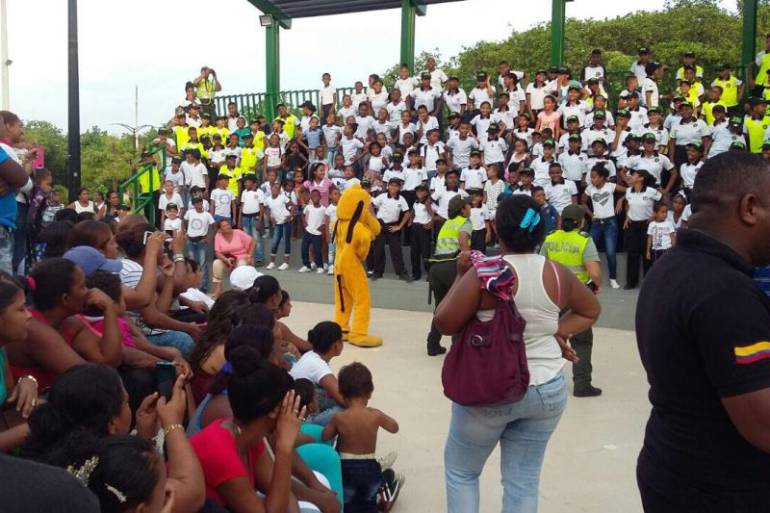 Policía celebró junto a los cartageneritos “El día del niño”: Policía celebró junto a los cartageneritos “El día del niño”